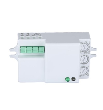 Microgolf bewegingssensor voor LED - Max 300W, 180°/360°, IP20 binnenshuis