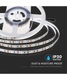 120 LED Strip Licht 8W/m - 3000K, IP20, 24V, Dubbel PCB, 10m/Rol