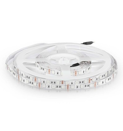 5m 11W/m rood/groen/blauw/geel LED strip - 60 LED per meter, kies kleur