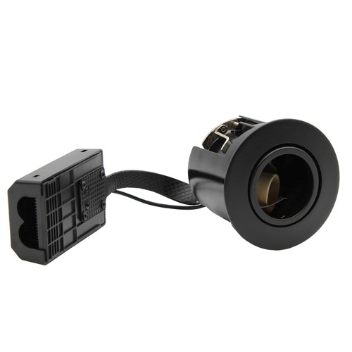 LEDlife inbouwspot Inno88 - GU10, Zwart, IP44, goedgekeurd voor isolatie