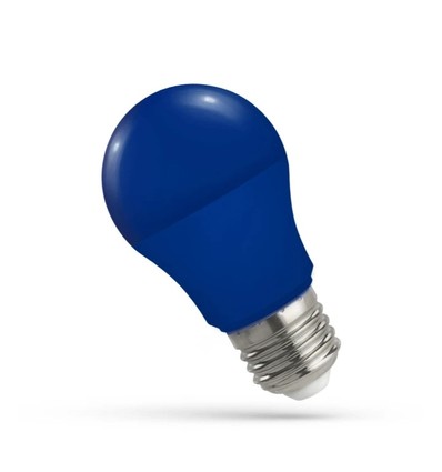 E27 4,9W Blauwe LED-lamp - A50, mat