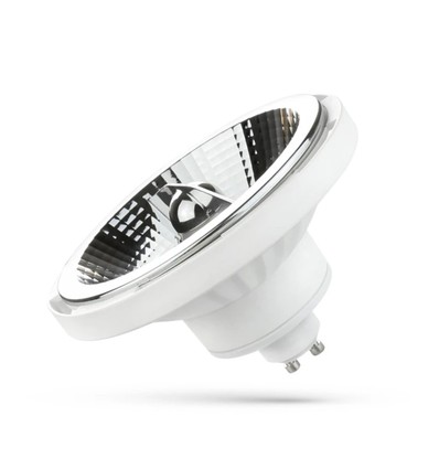 GU10 10W dimbare LED spot - AR111, wit, 20° stralingshoek