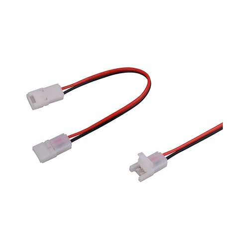Connector voor 8mm LED strip - Dual Head, 2-aderig