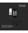 WiFi LED controller met afstandsbediening, 12V/24V - Smart Life, Google Home, CCT/RGB, 72-144W