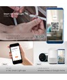 WiFi LED controller met afstandsbediening, 12V/24V - Smart Life, Google Home, CCT/RGB, 72-144W