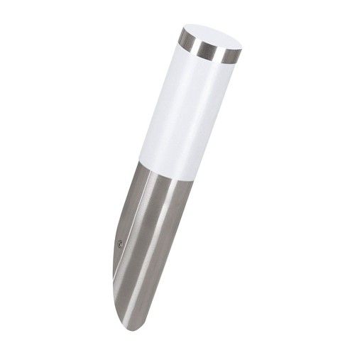 EGLO HELSINKI buitenwandlamp m/sensor, H390 mm, voor E27, IP65 - staal/opaal