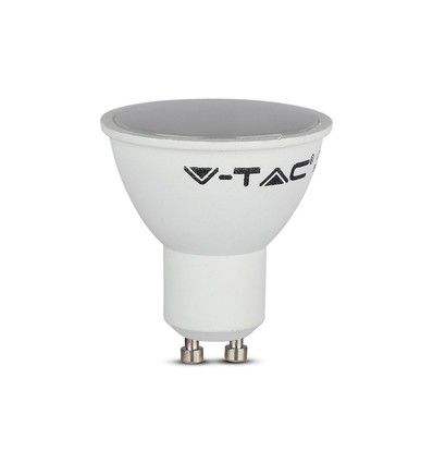 3 stuks GU10 4,5W LED lamp - 400lm, mat glas, warm wit