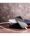 10000mAh Powerbank, 22.5W - Ultra slim, aluminium, wit, fast charger