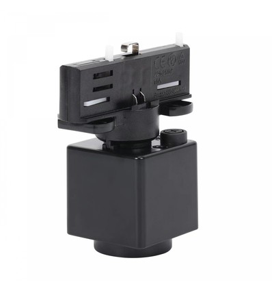 SPS2 Adapter Slim - 3-fase, met stopcontact, zwart, Spectrum