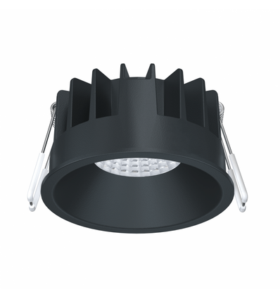 D7 LED Inbouwspot van 7W in DimTone, 630Lm, Ra98 - Zwart