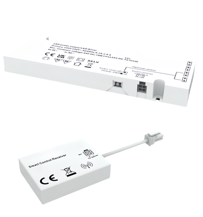 LEDlife Dimbare voeding 15W voor Sono en Reco meubelspots, RF, max. 4 spots, inclusief afstandsbediening