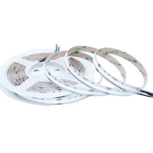 5m 20W/m RGB+WW COB-LED-strip - 24V DC, IP20, 784 LED's per meter, COB LED