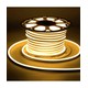 9W per meter Warm wit 8x16 CLIP-ON Neon Flex LED - 230V, IP67