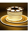9W per meter Warm wit 8x16 CLIP-ON Neon Flex LED - 230V, IP67