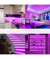 8W per meter Paars 8x16 CLIP-ON Neon Flex LED - 24V DC, IP67