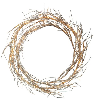 Outlet: EGLO FIZZY DECORATIERING Ø450 MET LED-VERLICHTING - CHAMPAGNE