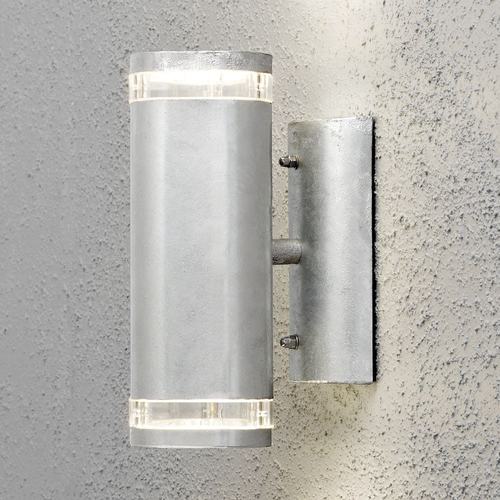 Modena Wandlamp buiten Up/Down GU10 IP44 in Gegalvaniseerd - Konstsmide