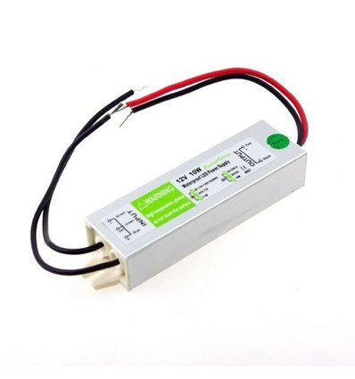10W / 12V DC voeding - 0.8A, IP67 waterdicht