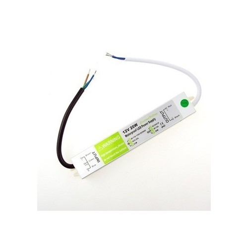 20W / 12V DC voeding - 1.6A, IP67 waterdicht