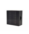 Wandlamp op zonne-energie - IP54, zwart, roteerbaar, vierkant, schemersensor