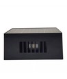 Wandlamp op zonne-energie - IP54, zwart, roteerbaar, vierkant, schemersensor