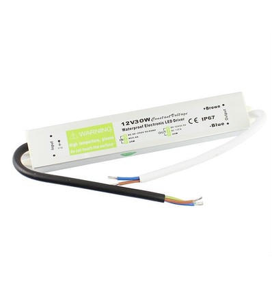 36W / 12V DC voeding - 3A, IP67 waterdicht