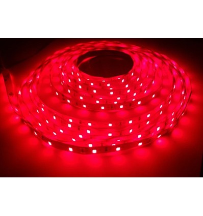 5m 14W/m Rode 660nm LED-strip - 24V DC, IP20, 60 LED
