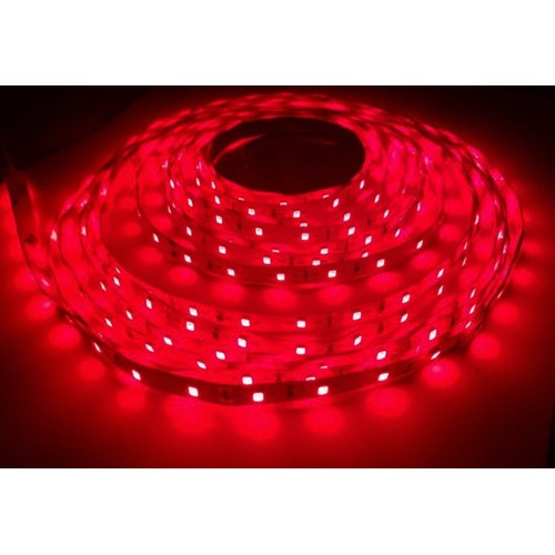 5m 14,4W/m Nabij-infrarood 730nm LED strip - 24V DC, IP20, 60 LED's per meter