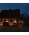 12W DuoLume wandlamp - Rechthoek, IP65, zwart, op/neer, binnen/buiten, incl. lichtbron