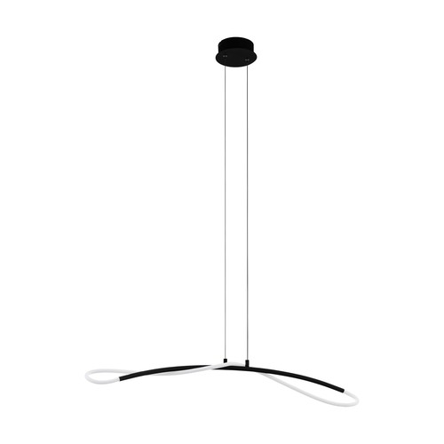Outlet: EGLO Egidonella LED hanglamp 20W in zwart/wit