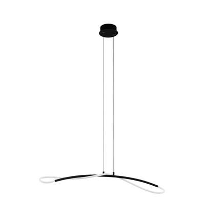 Outlet: EGLO Egidonella LED hanglamp 20W in zwart/wit