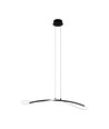 Outlet: EGLO Egidonella LED hanglamp 20W in zwart/wit