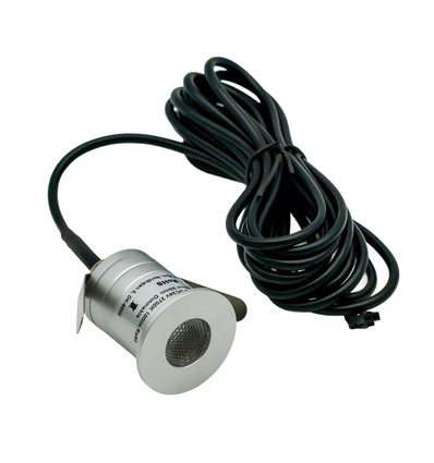Sauna inbouwspot - 24V DC, RA93, 1,1W, 3m kabel, Gat: Ø3 cm, Afmeting: Ø3,5 cm
