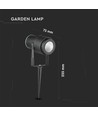 12W LED tuinslamp - groen, zwart huis