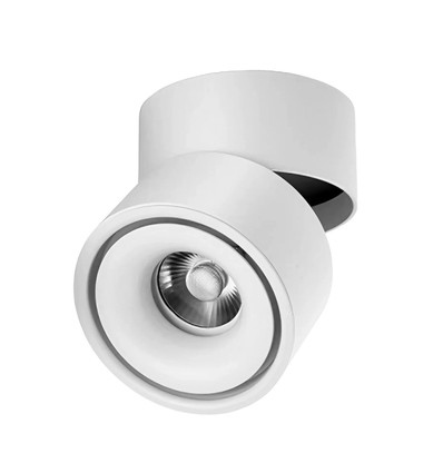 10W dimbare RA98 LED plafondspot - Wit, verstelbaar, voor opbouw