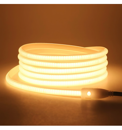 10m 9,5W/m Neon COB-LED strip - 24V DC, IP67, 280 LED's per meter, COB LED