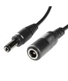 DC Verlengkabel - 5 m, voor LED-strips, 5V-24V, zwart