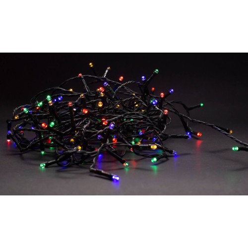 Outlet: 9 m. Smart Home multicolor LED kerstverlichting - Tuya/Smart Life, 120 LED, geheugenfunctie, IP44 buiten, 230V