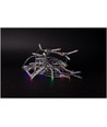 4 m multicolor LED kerstlichtsnoer - 48 LED, IP44 buiten, timer, batterij