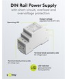 36W / 24V DC DIN-rail voeding - 1.5A