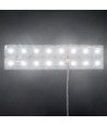 25x25 12W vouwbaar LED-vel RA94 - 24V DC, IP20