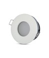 IP54 Downlight zonder lichtbron - Rubberen afdichting, Gat: Ø7,5 cm, Afmetingen: Ø8,4 cm, geschikt voor GU10 en MR16