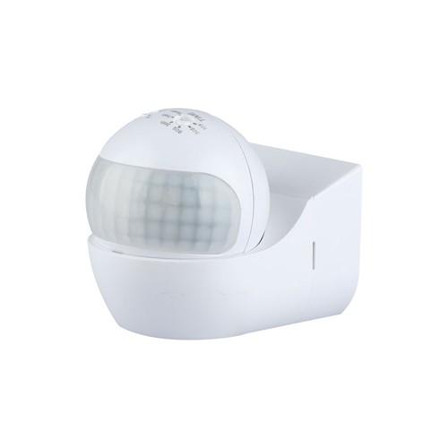 PIR-wanddetector, IP44 - Verstelbare kop, max: 400W LED
