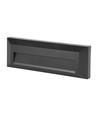 3W LED trapverlichting - IP65, zwart, rechthoekig, 4000K, 110lm