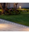 1W LED inbouwspot - Licht 3000K, Zwart