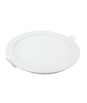 12W Ø17cm LED inbouwpanel - 4000K, Zaagmaat: Ø15,5 cm, Afmeting: Ø17 cm, witte rand, flicker free