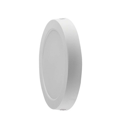 24W Ø28,8cm rond LED panel - 110lm/W, witte rand, backlit, plafondlamp