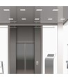 24W 29,5x29,5cm LED inbouwpanel, vierkant - 4000K, Zaagmaat: 28x28 cm, Afmeting: 29,5x29,5 cm