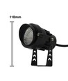 10W LED-breedstraler - IP65, zwart, werklamp, UV 395nm, ultraviolet