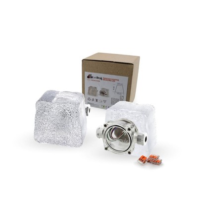 Outlet: LED Steen Voor Bestrating (83x100x90x60 mm) in RGBW, 24V, IP67